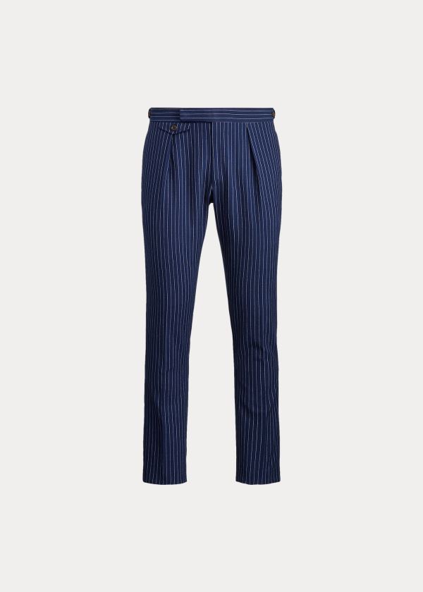 Men's Polo Ralph Lauren Striped Suit Trousers | 159762LWN